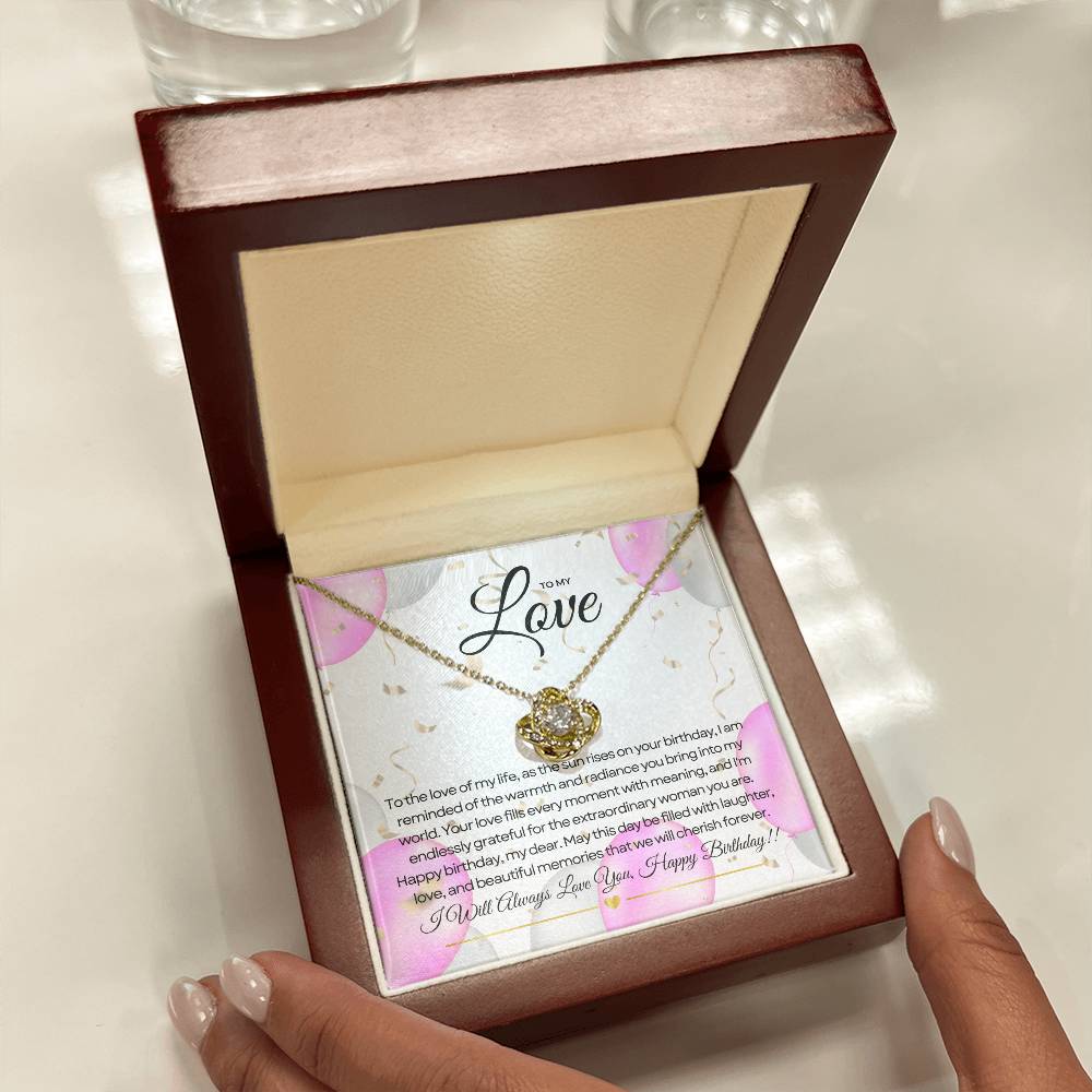 For My Love's Birthday | Sparkling Birthday Pendant πππ