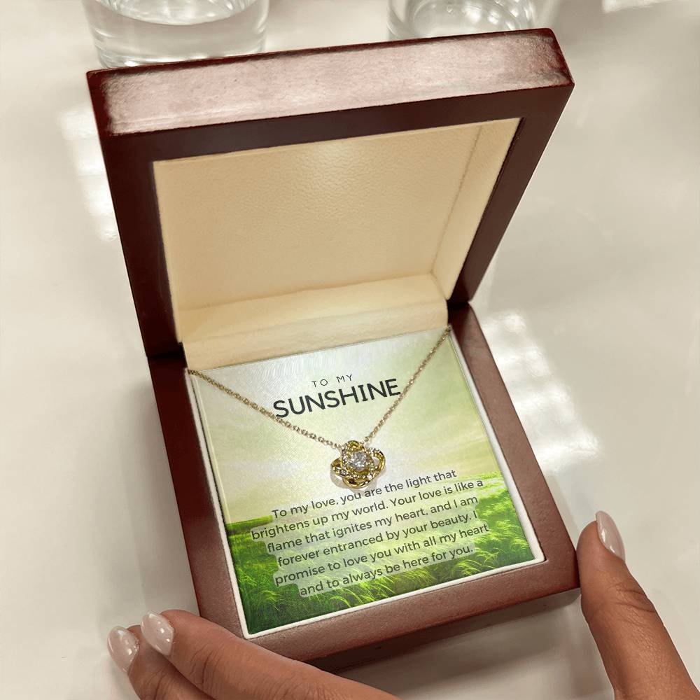 To My Sunshine | Timeless Connection Pendant: Unbreakable Bond πβοΈπ