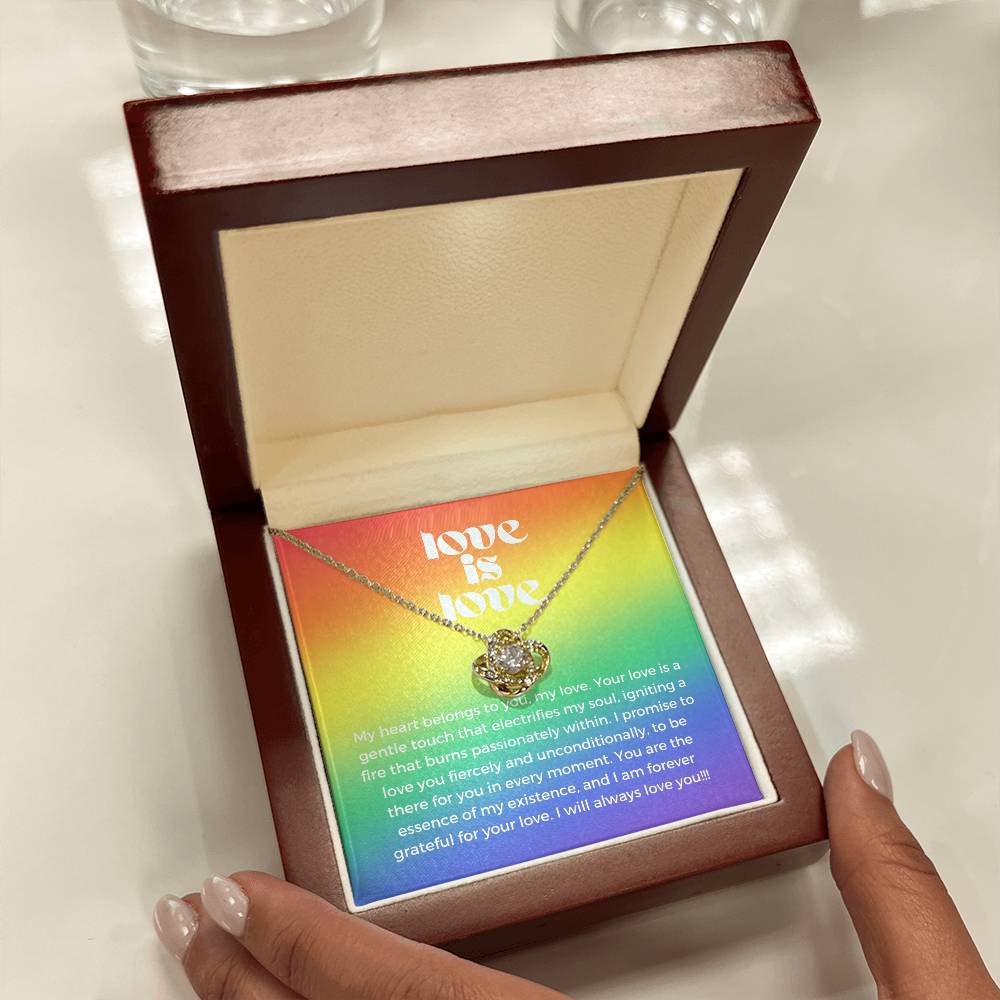 Love Is Love | Infinite Devotion Pendant: Boundless Love πππ