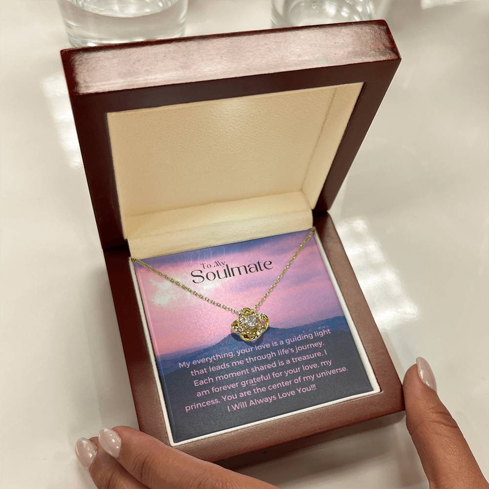 To My Soulmate | Enchanting Love Knot Charm: Enduring Affection ππ€π