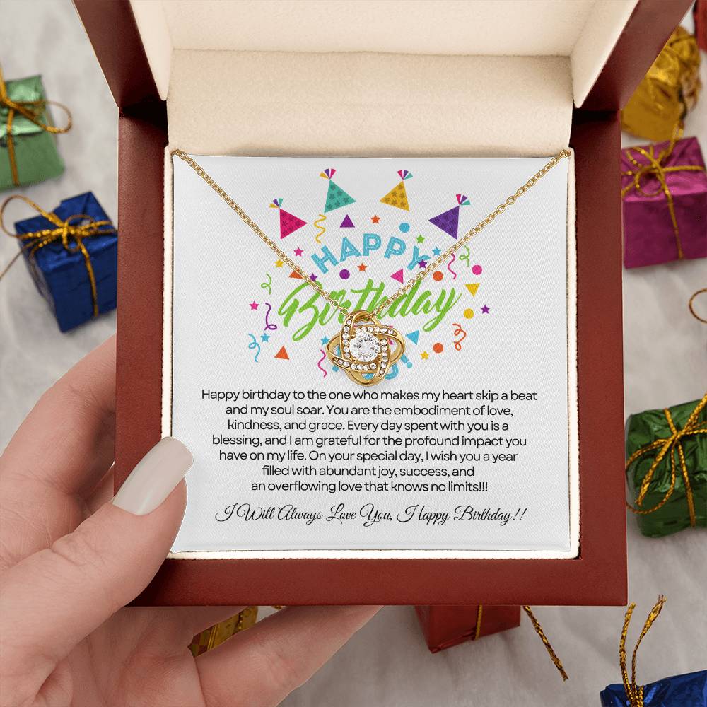 For My Love's Birthday | Dazzling Surprise Love Knot πππ