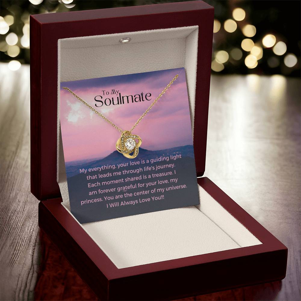 To My Soulmate | Enchanting Love Knot Charm: Enduring Affection ππ€π
