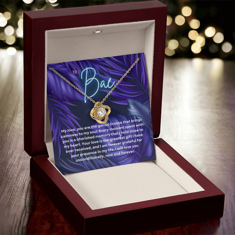 To Bae | Sparkle of Devotion Necklace: Shimmering LoveπππΉ