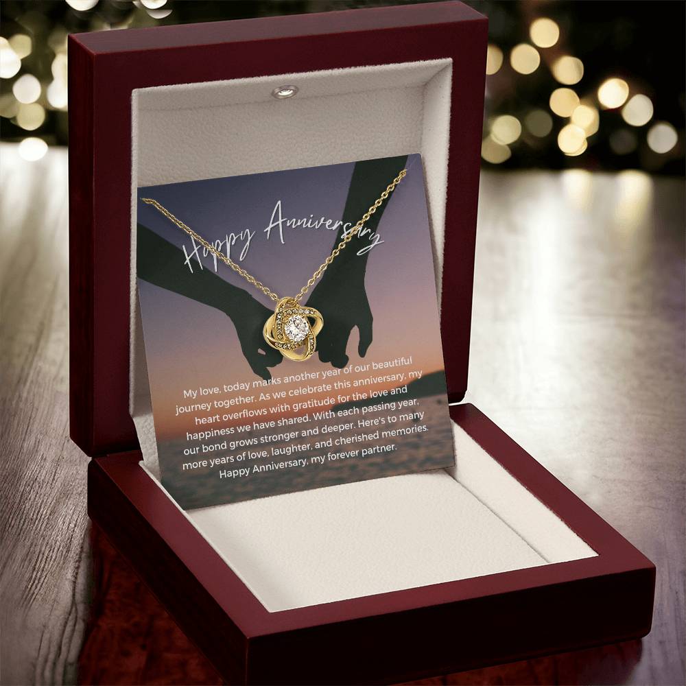 Happy Anniversary | Elegant Affection Pendant Necklace: Forever Love and Devotion πβοΈπ