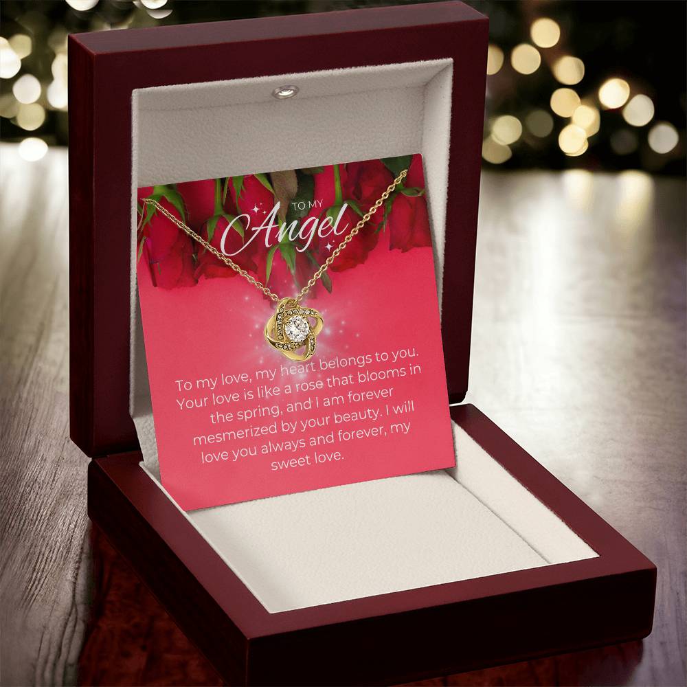 To My Angel | Enduring Devotion Pendant: Forever Love πβ³π