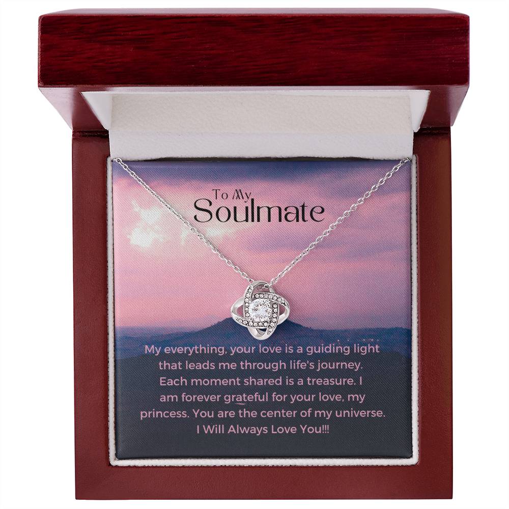 To My Soulmate | Enchanting Love Knot Charm: Enduring Affection ππ€π