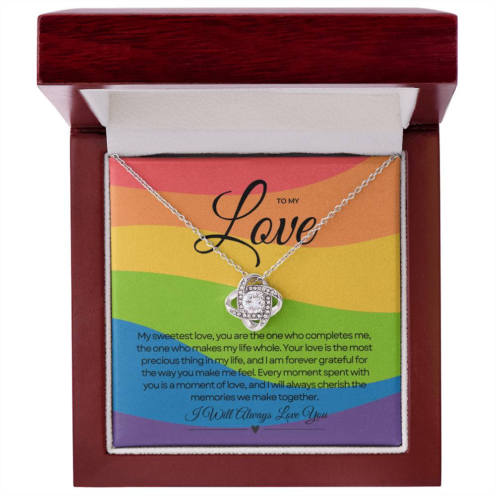 To My Love | Timeless Bond Necklace ππβοΈ