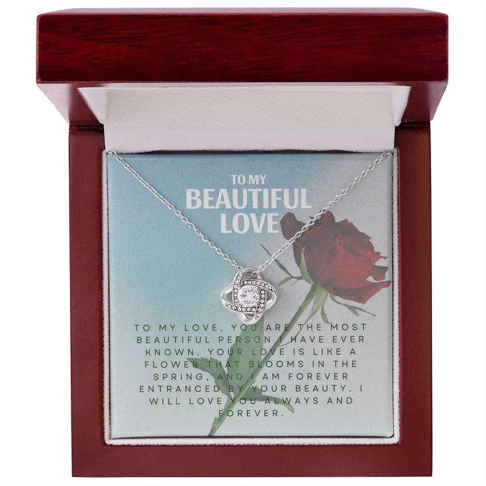 To My Beautiful Love | Forever Enchantment Necklace πβ¨πΉ