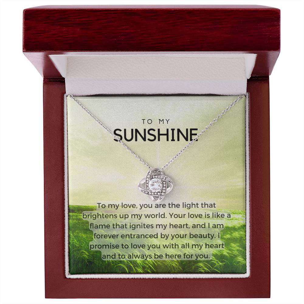 To My Sunshine | Timeless Connection Pendant: Unbreakable Bond πβοΈπ