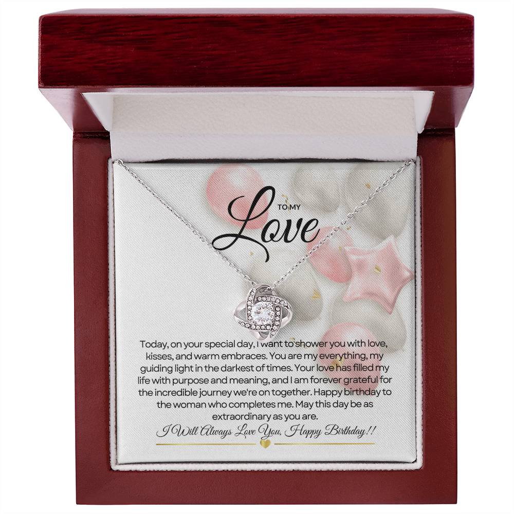 For My Love's Birthday | Gleaming Birthday Heart Necklace β¨ππ