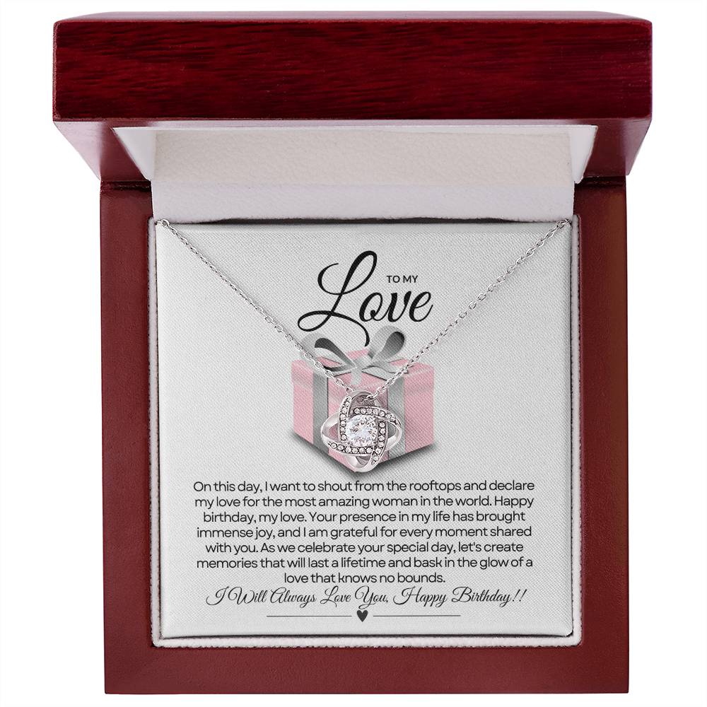 For My Love's Birthday | Glittering Gift Necklace β¨ππ