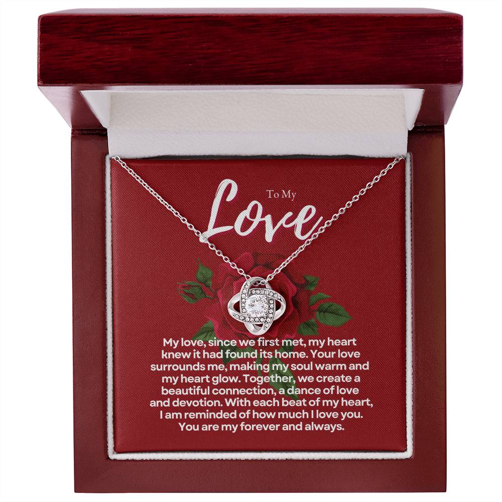 To My Love | Harmony's Embrace Pendant: Perfectly Balanced Loveππβ