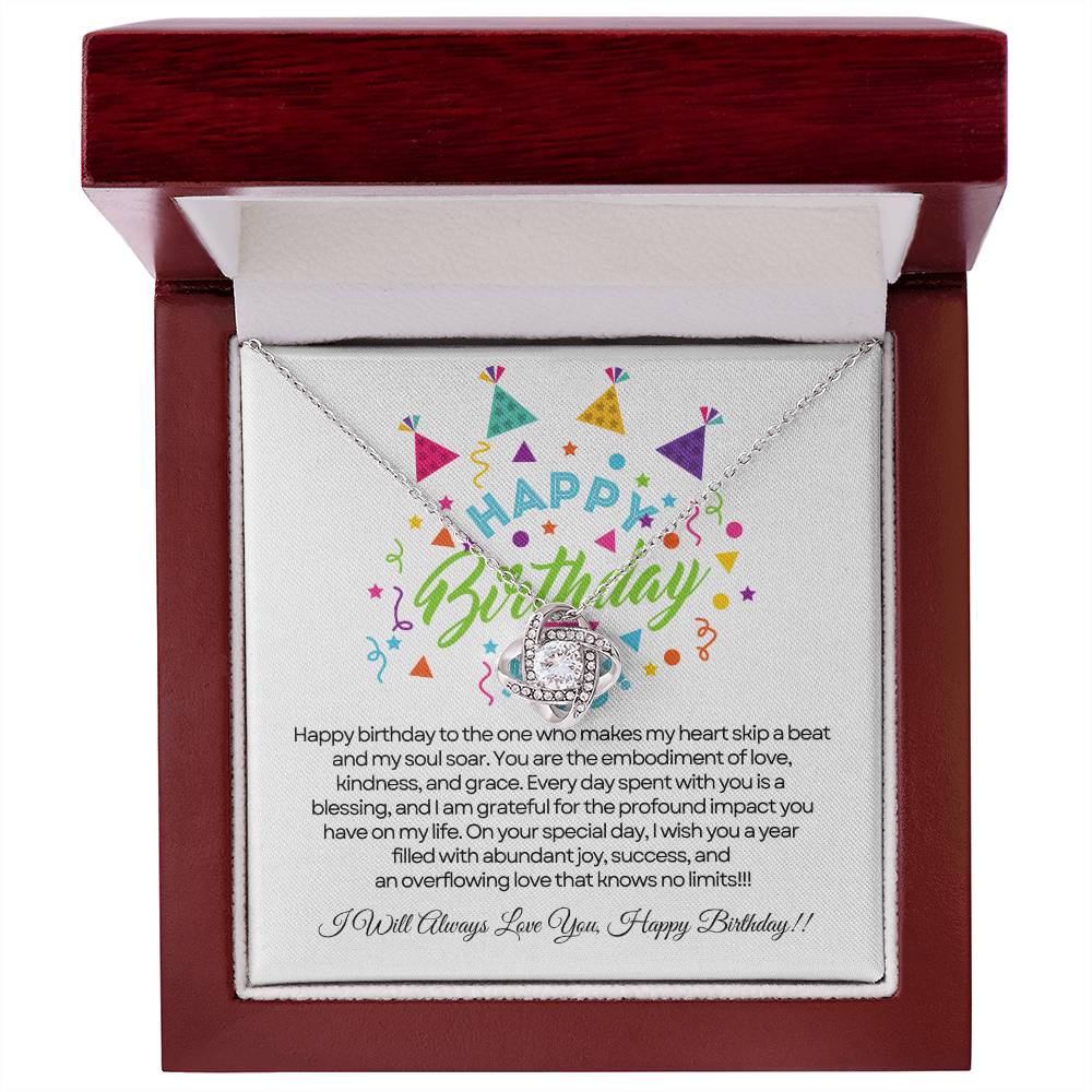 For My Love's Birthday | Dazzling Surprise Love Knot πππ