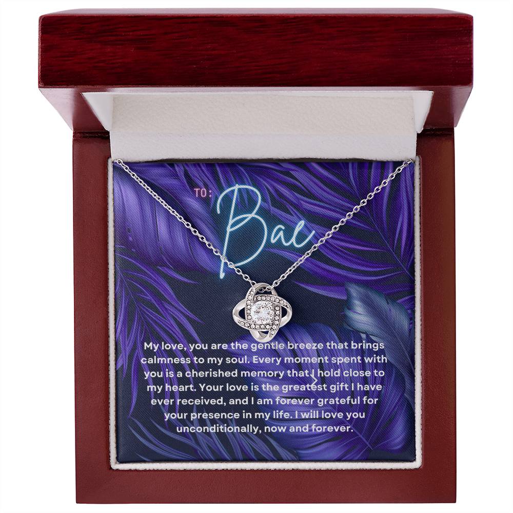 To Bae | Sparkle of Devotion Necklace: Shimmering LoveπππΉ