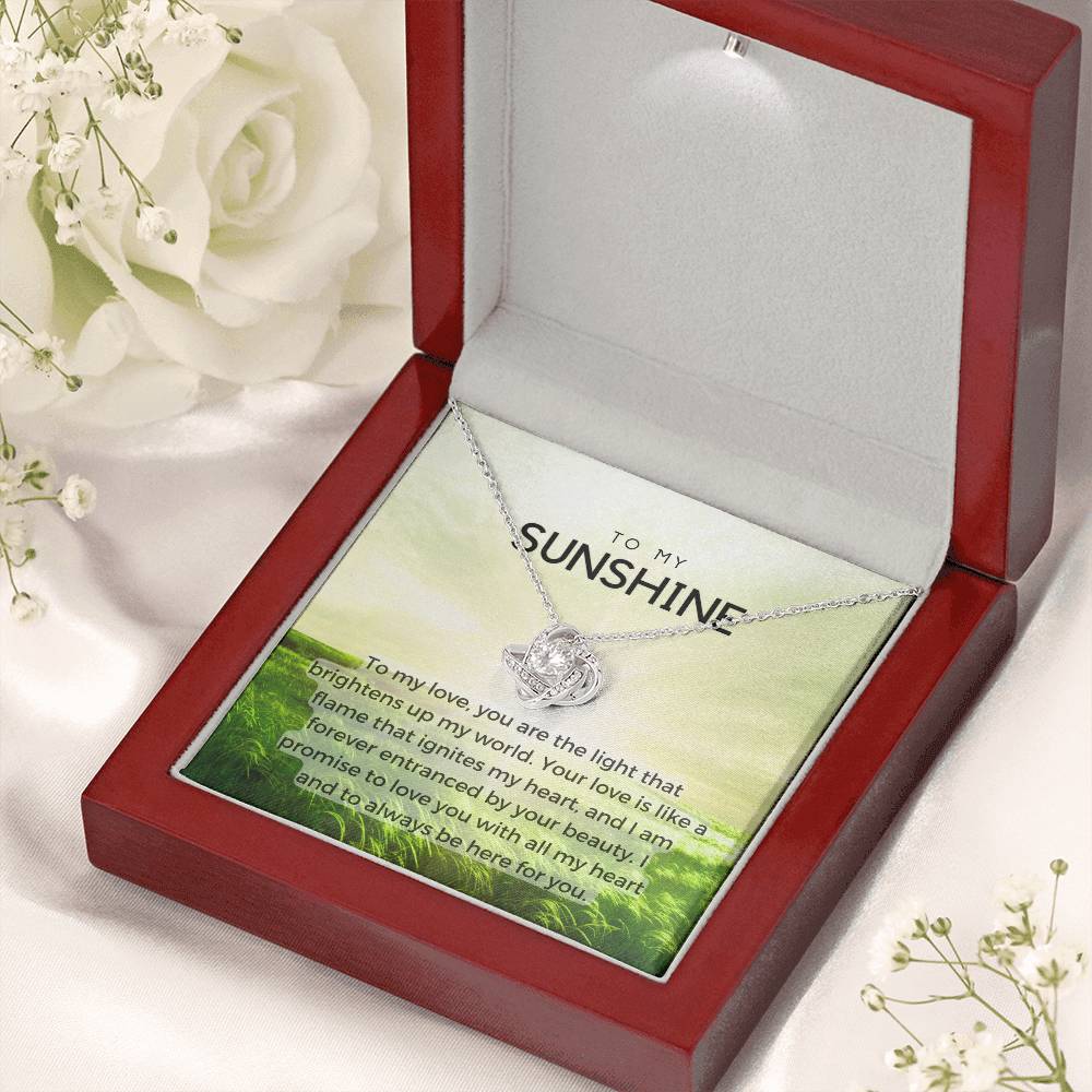 To My Sunshine | Timeless Connection Pendant: Unbreakable Bond πβοΈπ
