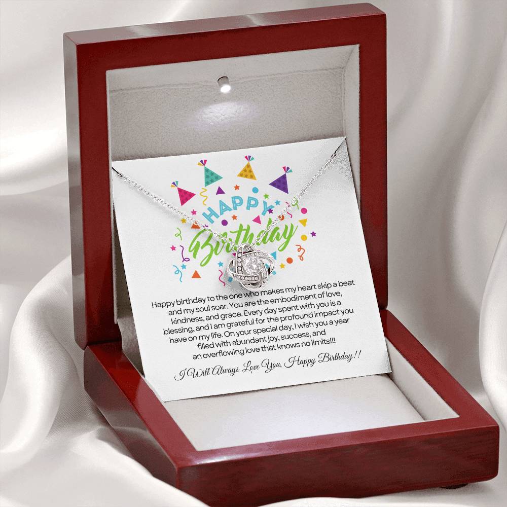 For My Love's Birthday | Dazzling Surprise Love Knot πππ