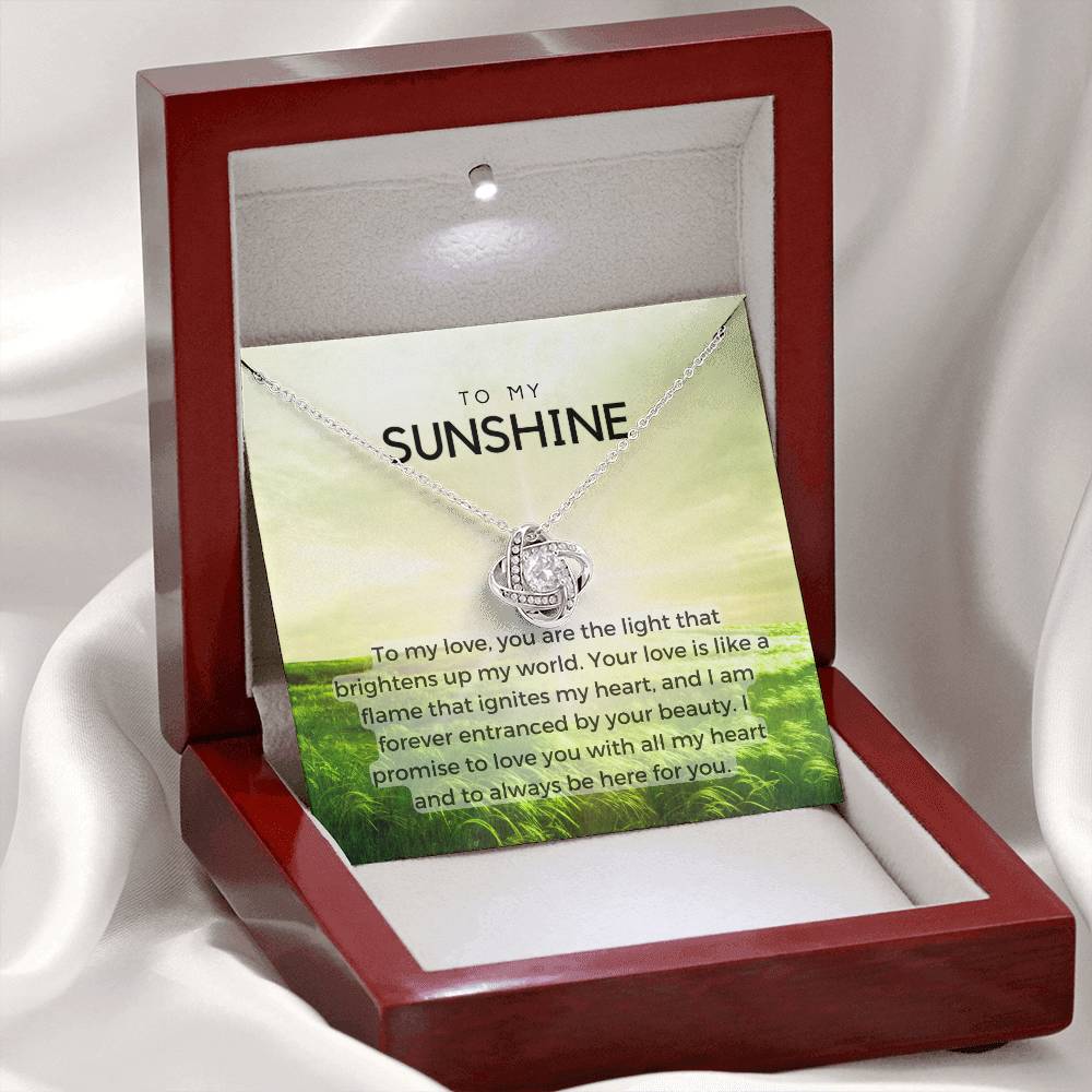 To My Sunshine | Timeless Connection Pendant: Unbreakable Bond πβοΈπ