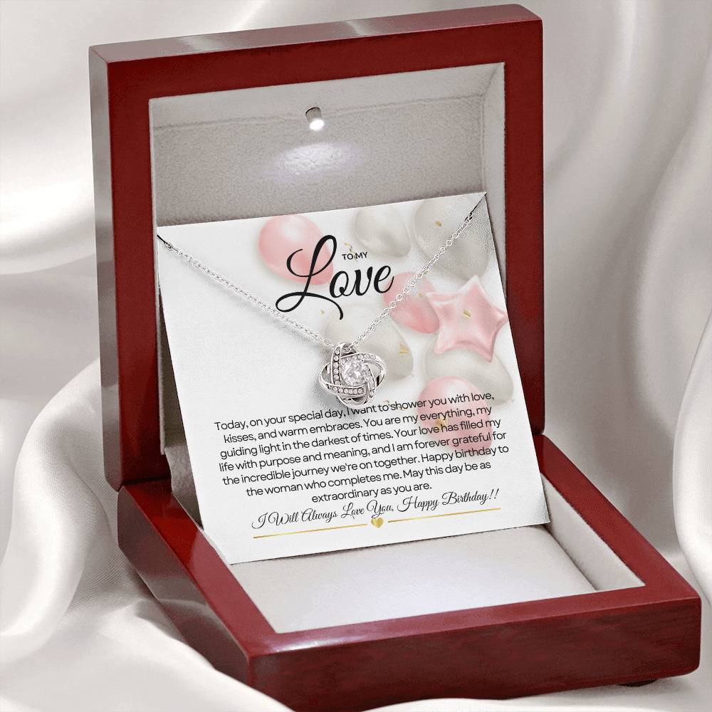 For My Love's Birthday | Gleaming Birthday Heart Necklace β¨ππ