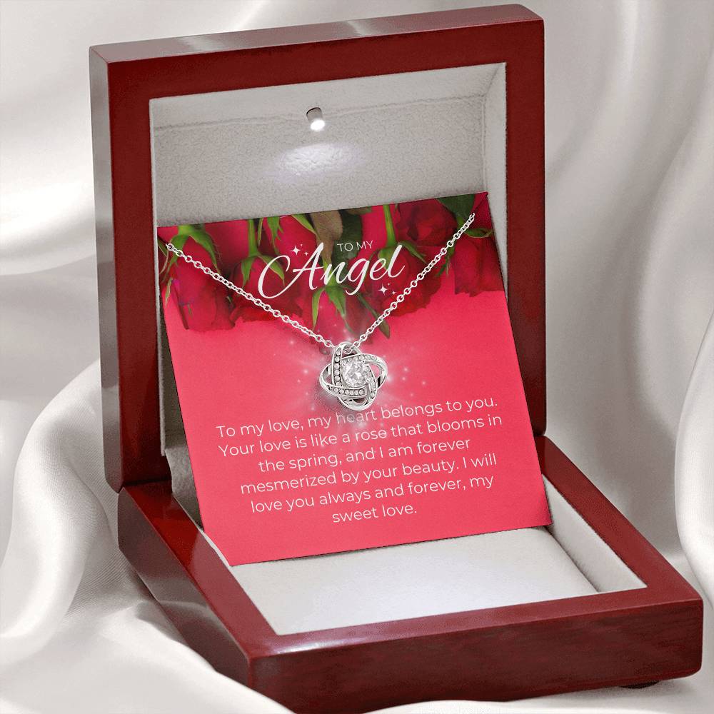To My Angel | Enduring Devotion Pendant: Forever Love πβ³π