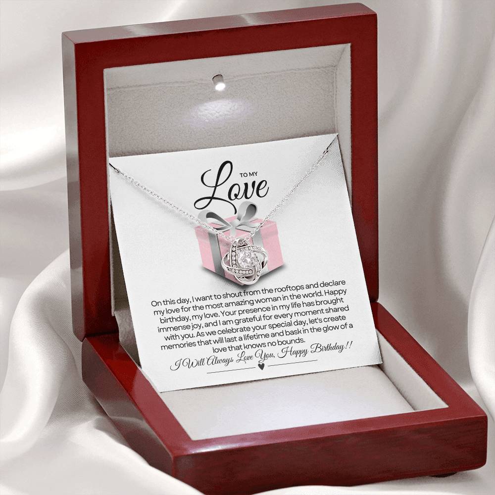 For My Love's Birthday | Glittering Gift Necklace β¨ππ