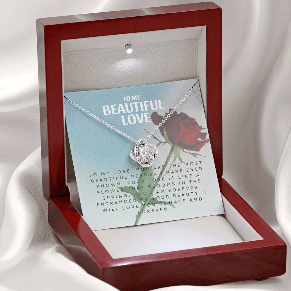 To My Beautiful Love | Forever Enchantment Necklace πβ¨πΉ