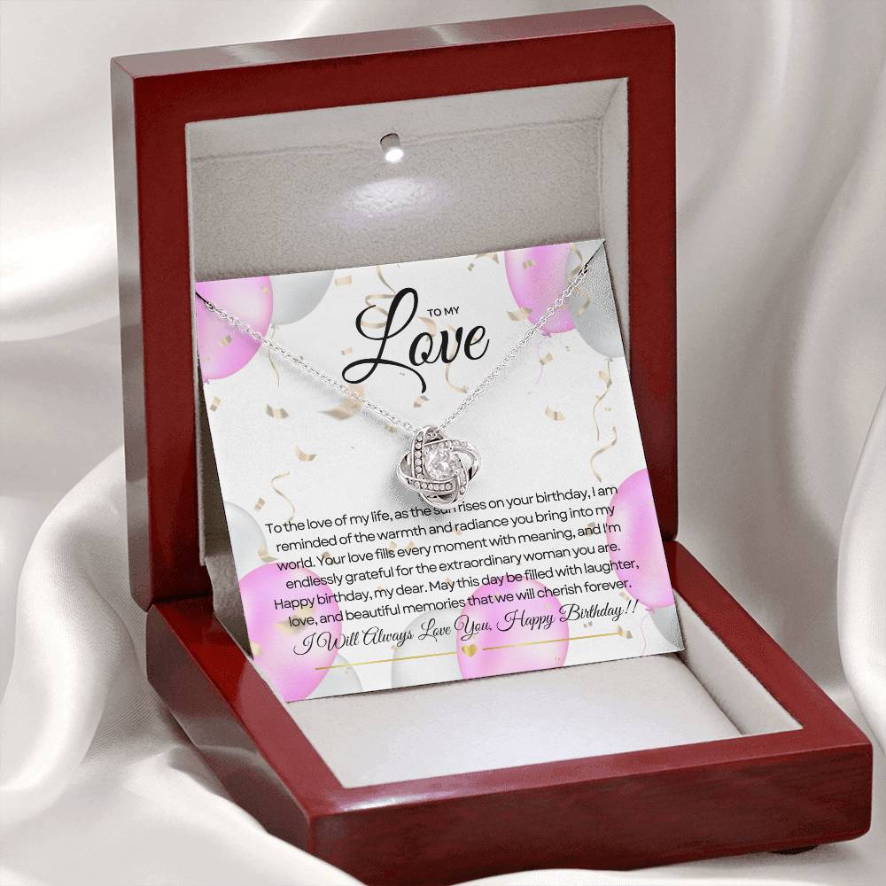 For My Love's Birthday | Sparkling Birthday Pendant πππ
