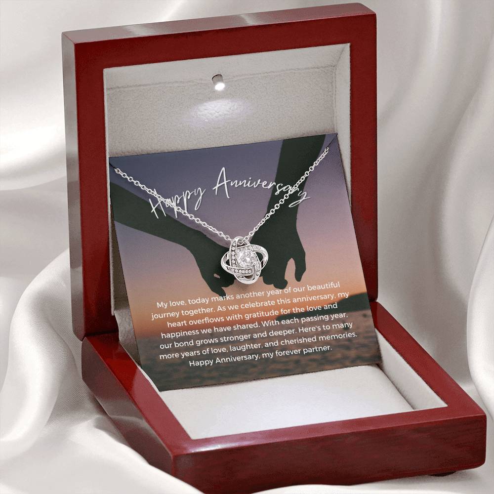 Happy Anniversary | Elegant Affection Pendant Necklace: Forever Love and Devotion πβοΈπ