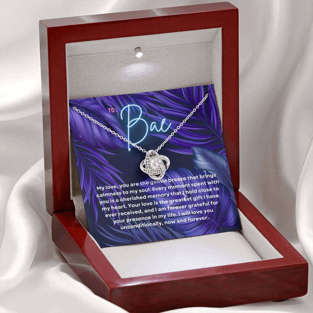 To Bae | Sparkle of Devotion Necklace: Shimmering LoveπππΉ