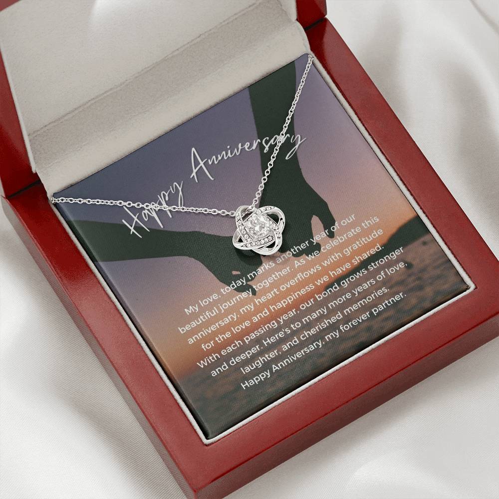 Happy Anniversary | Elegant Affection Pendant Necklace: Forever Love and Devotion πβοΈπ