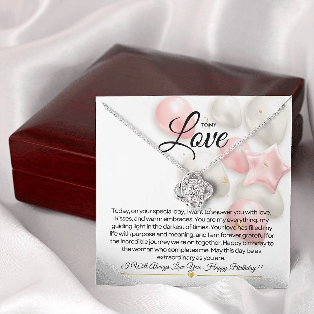 For My Love's Birthday | Gleaming Birthday Heart Necklace β¨ππ