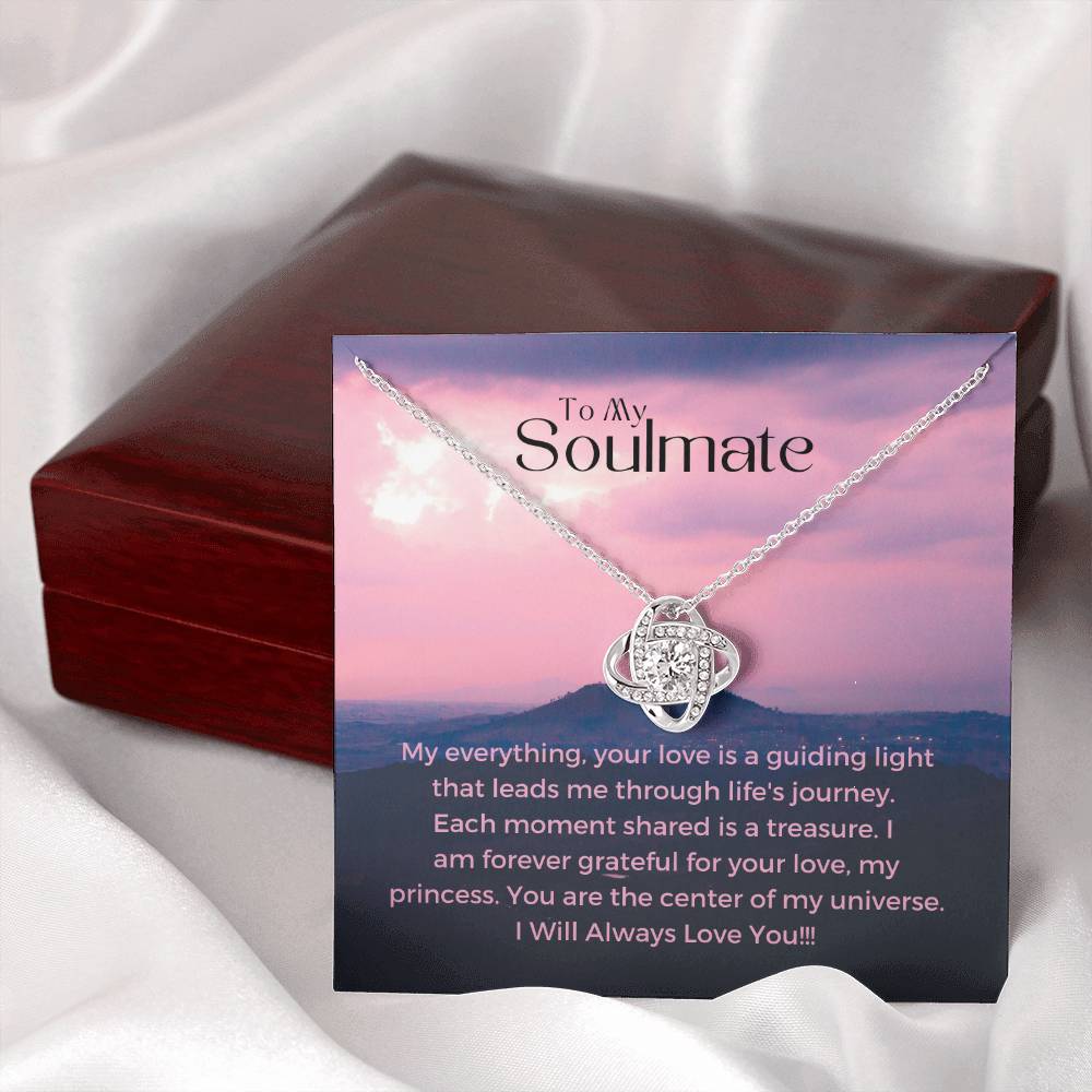 To My Soulmate | Enchanting Love Knot Charm: Enduring Affection ππ€π