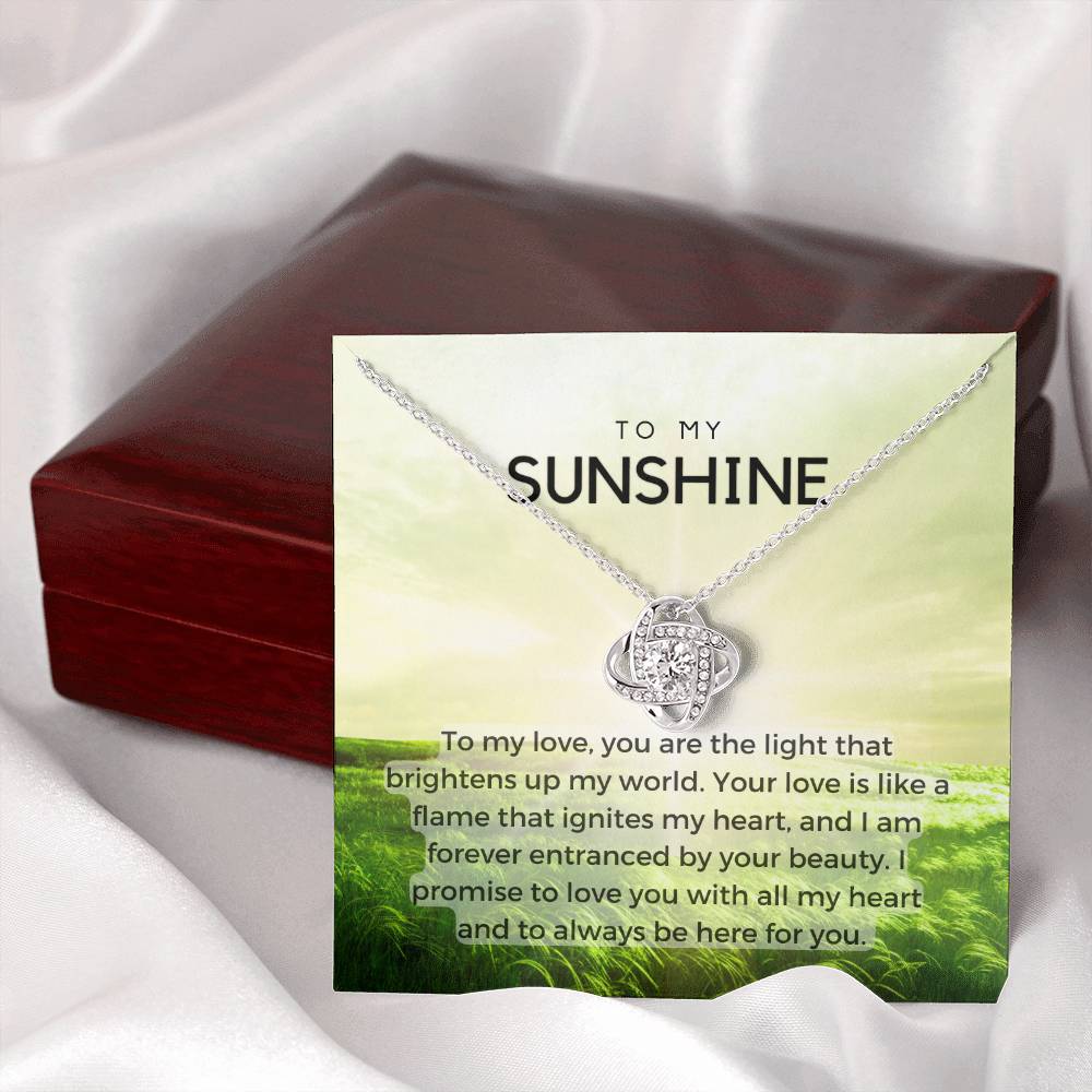 To My Sunshine | Timeless Connection Pendant: Unbreakable Bond πβοΈπ