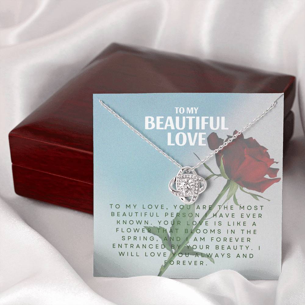 To My Beautiful Love | Forever Enchantment Necklace πβ¨πΉ