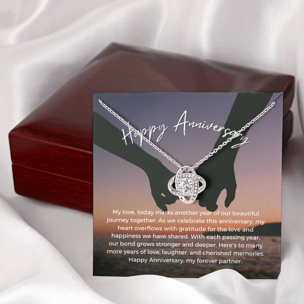 Happy Anniversary | Elegant Affection Pendant Necklace: Forever Love and Devotion πβοΈπ