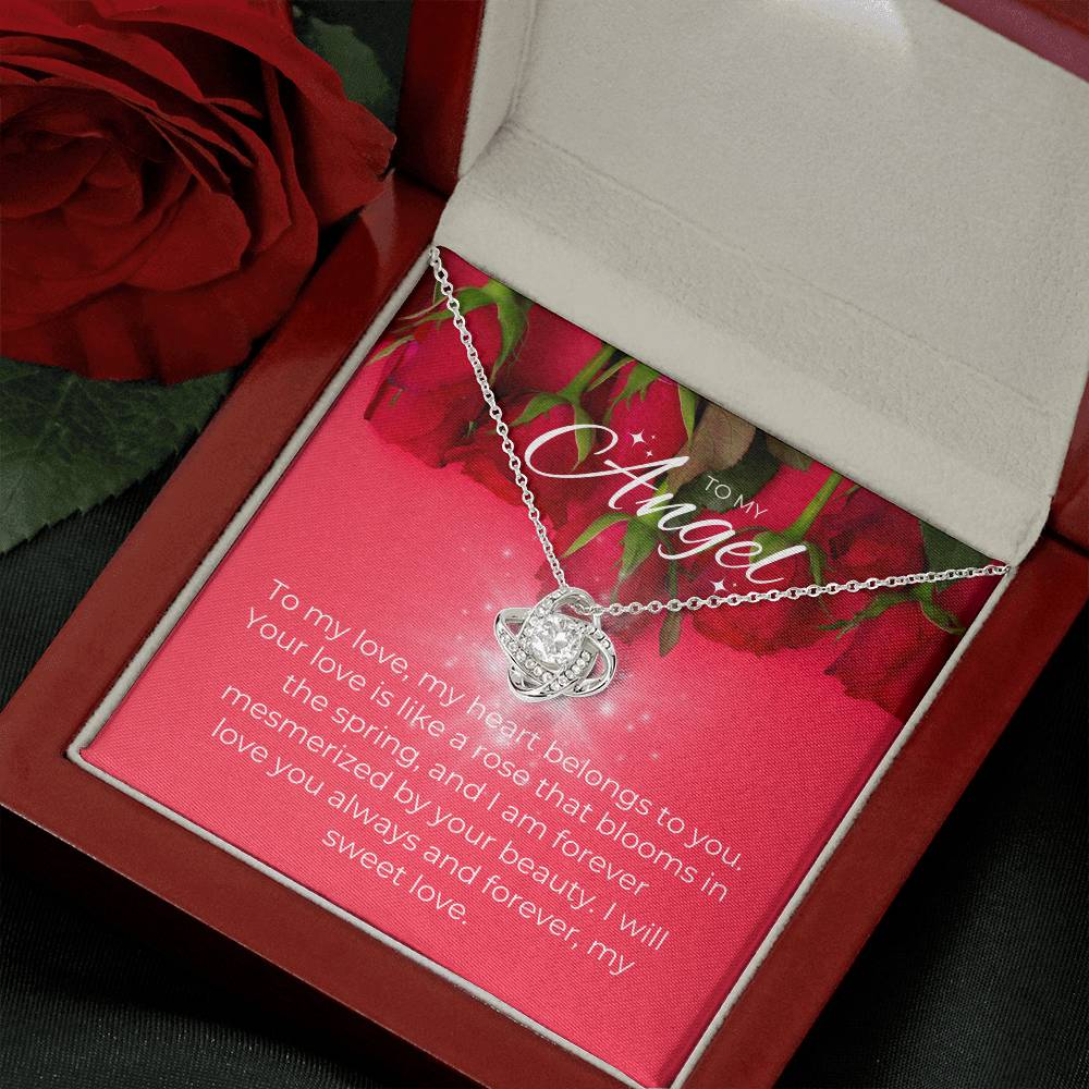 To My Angel | Enduring Devotion Pendant: Forever Love πβ³π