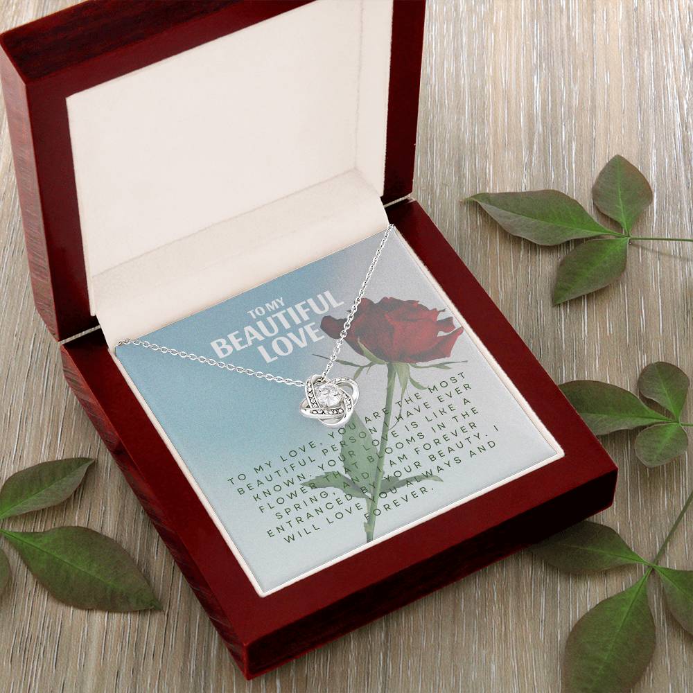 To My Beautiful Love | Forever Enchantment Necklace πβ¨πΉ