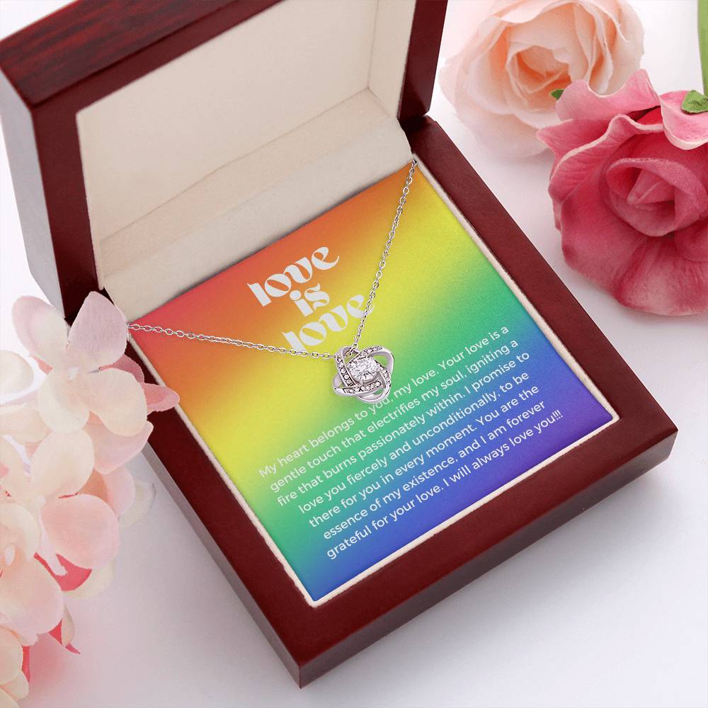 Love Is Love | Infinite Devotion Pendant: Boundless Love πππ