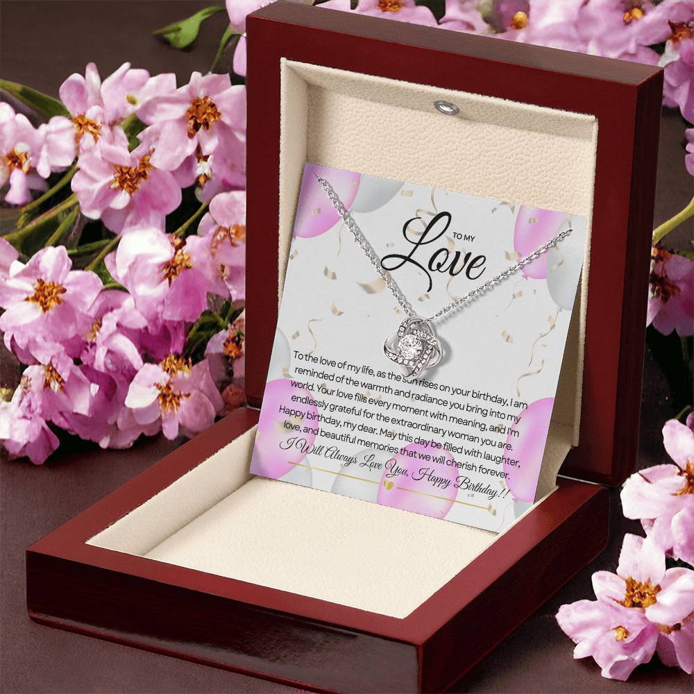 For My Love's Birthday | Sparkling Birthday Pendant πππ