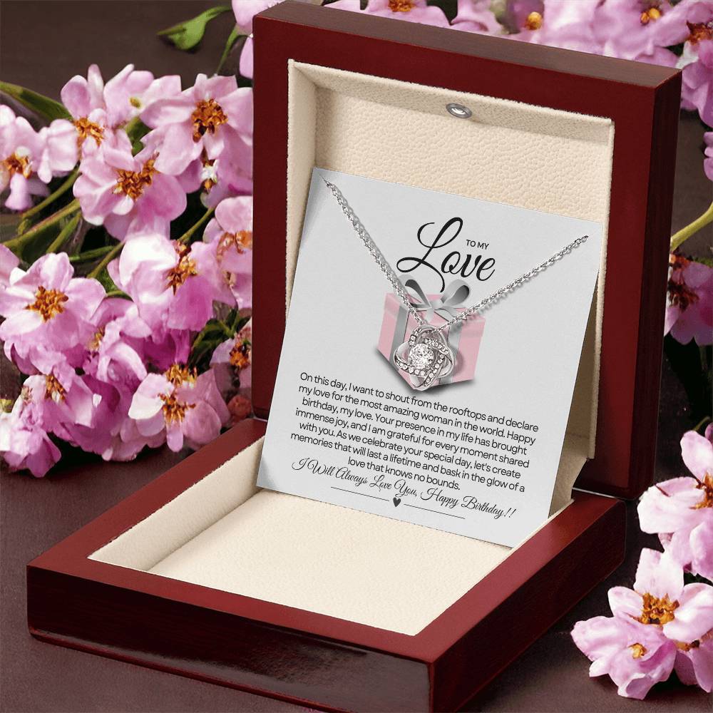 For My Love's Birthday | Glittering Gift Necklace β¨ππ