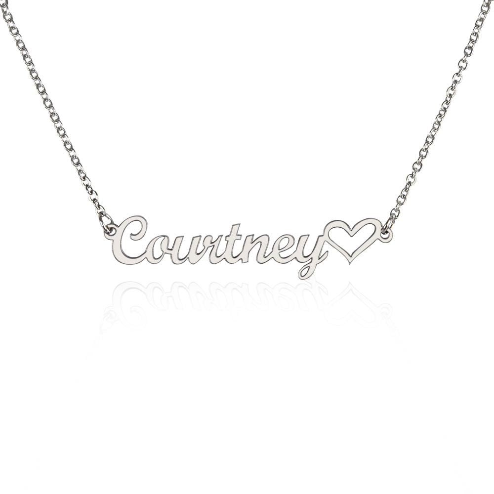 For Her | Name of Affection Heart Necklace πππ