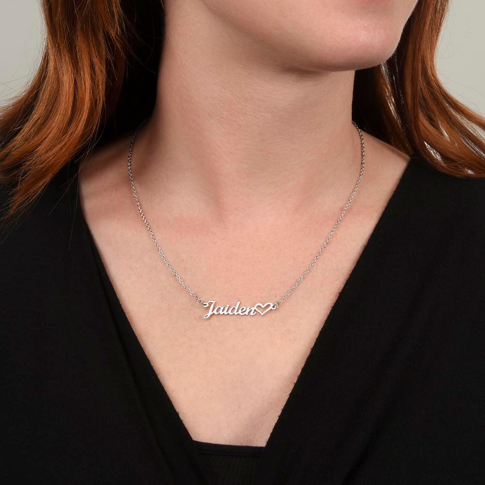 For Her | Name of Affection Heart Necklace πππ