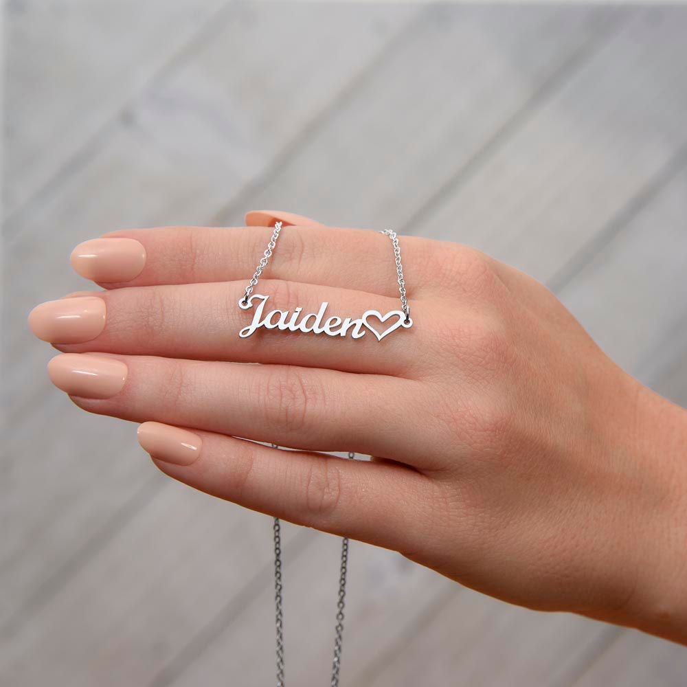 For Her | Name of Affection Heart Necklace πππ