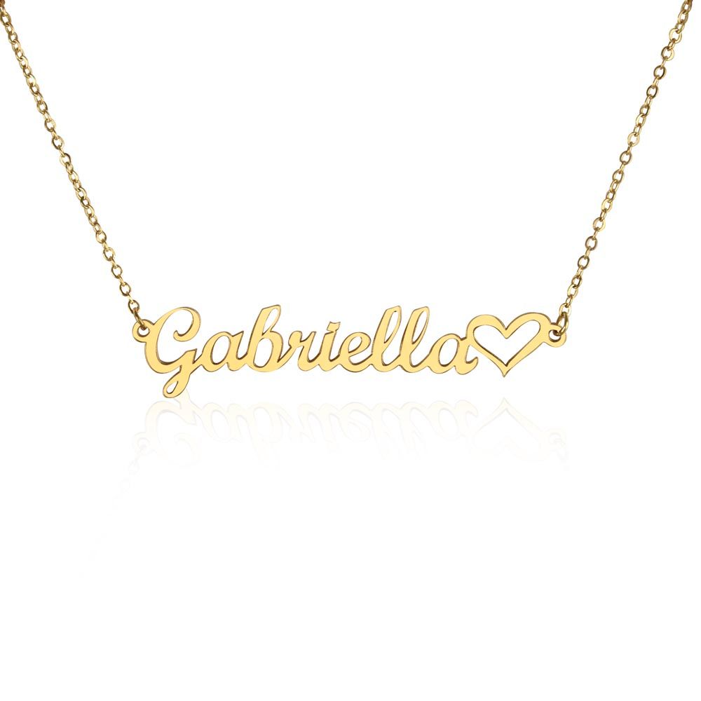 For Her | Name of Affection Heart Necklace πππ