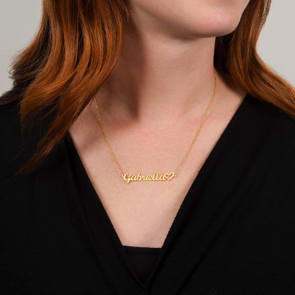 For Her | Name of Affection Heart Necklace πππ