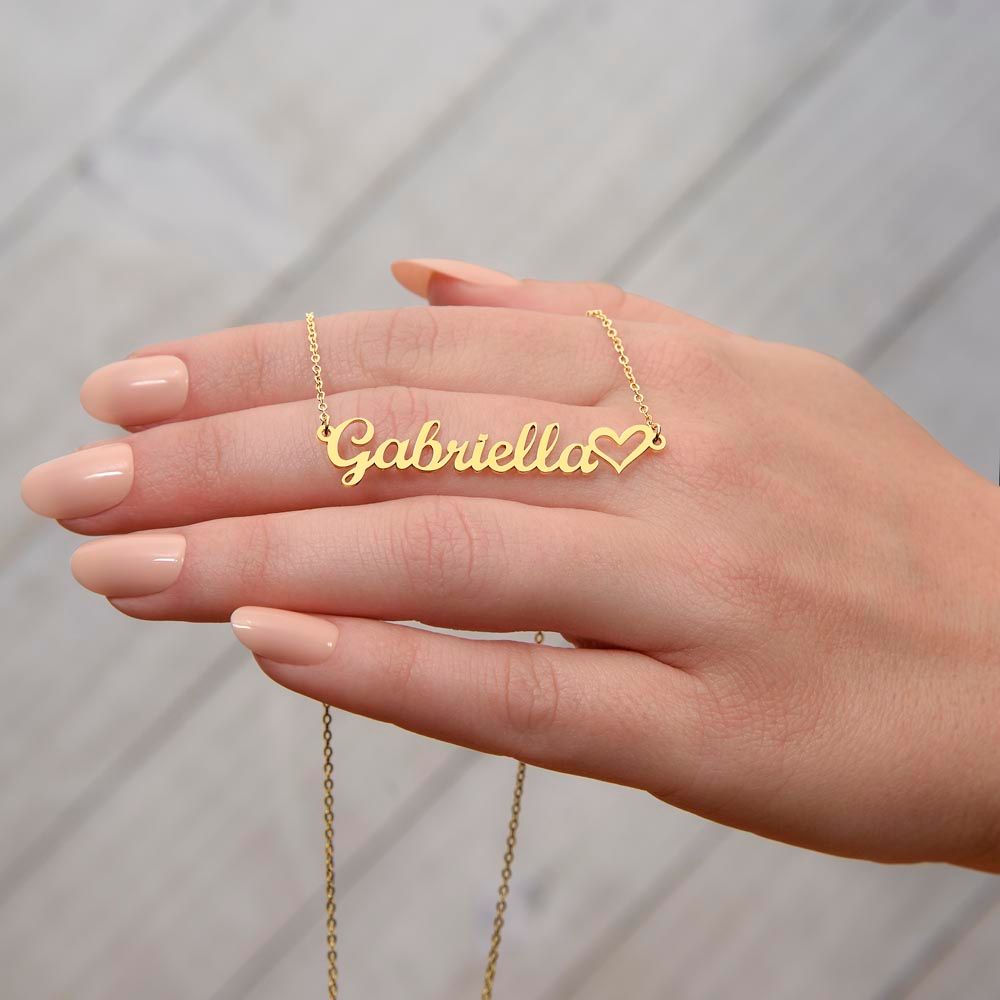 For Her | Name of Affection Heart Necklace πππ