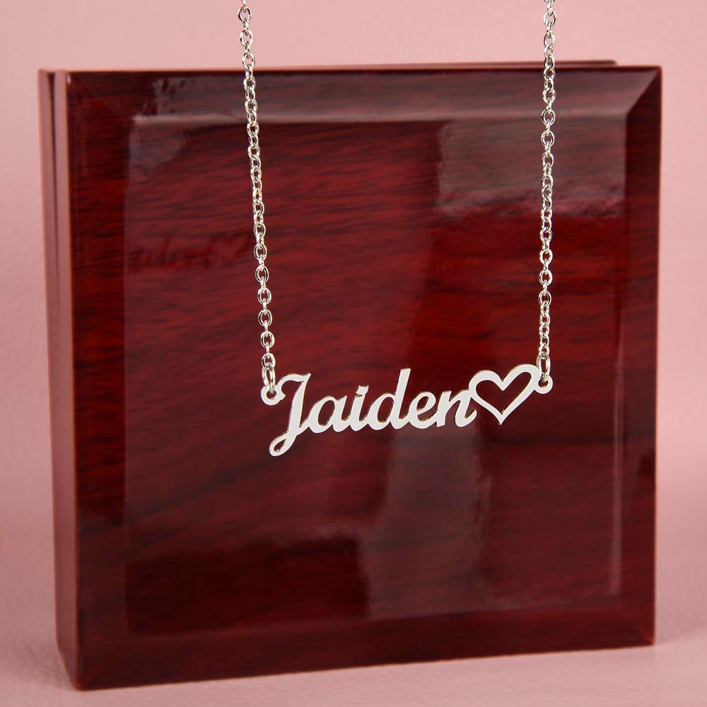 For Her | Name of Affection Heart Necklace πππ