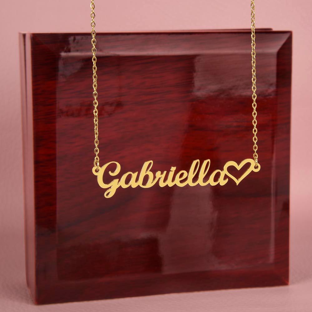 For Her | Name of Affection Heart Necklace πππ