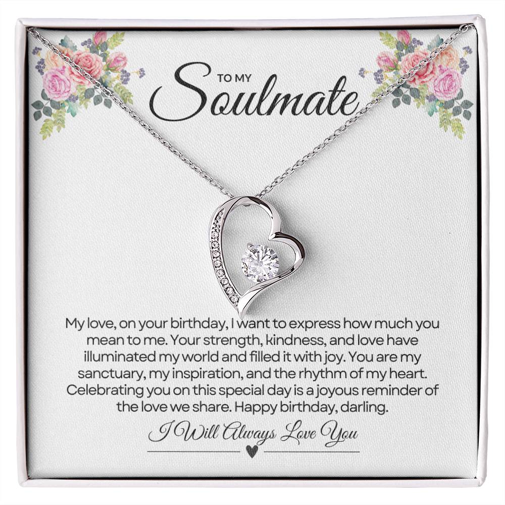 To My Love For Birthday | Gleaming Birthday Sentiments Necklace β¨ππ