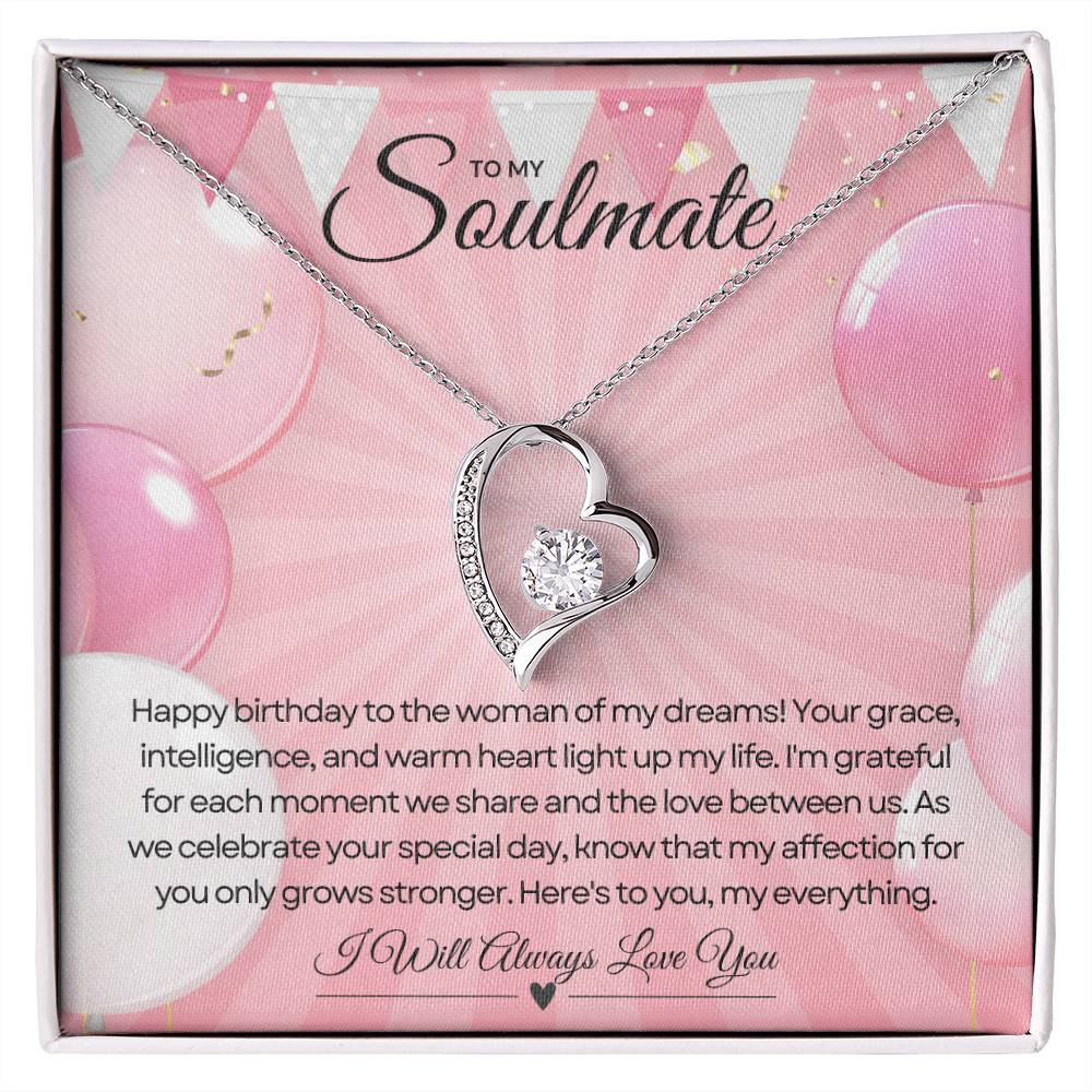 To My Love For Birthday | Glittering Heart of Celebration Necklace β¨ππ