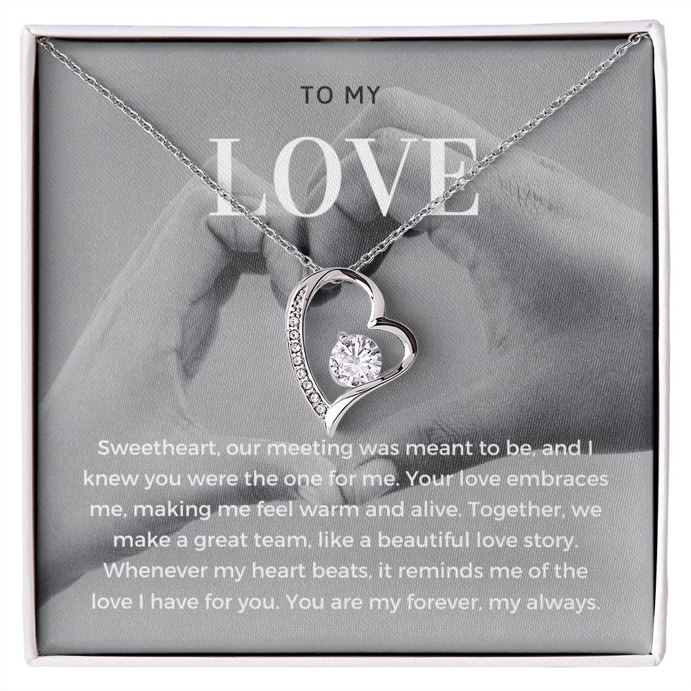 To My Love | Delicate Love Knot Pendant Necklace: Subtle Expression of Eternal Love πβοΈπ